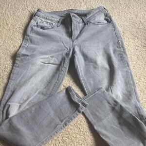 Old Navy Women's Light Gray Skinny Jeans